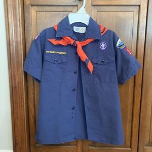 Boy Scouts of America button down shirt